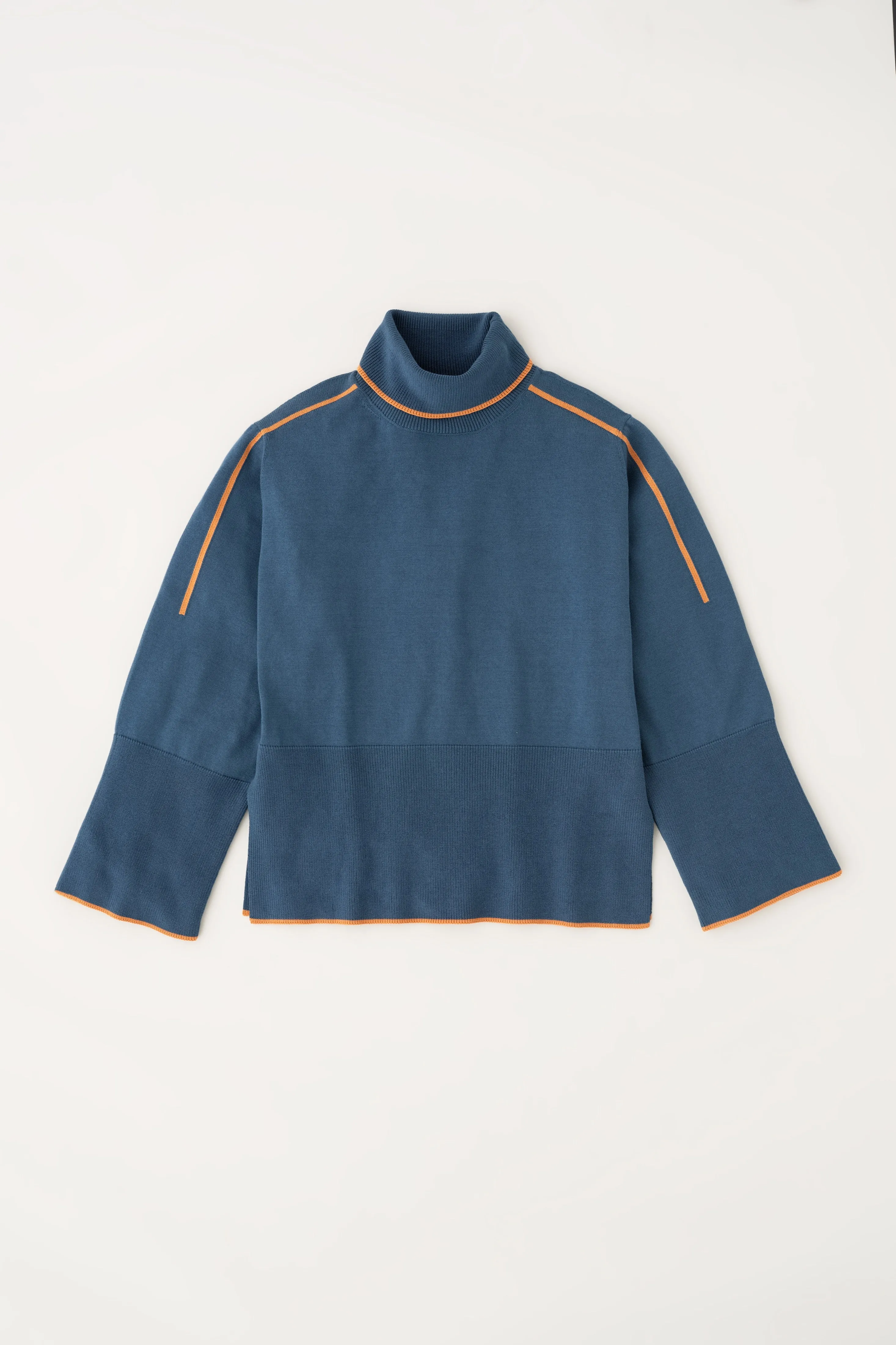 Women's Aswan Turtleneck in Marine Blue