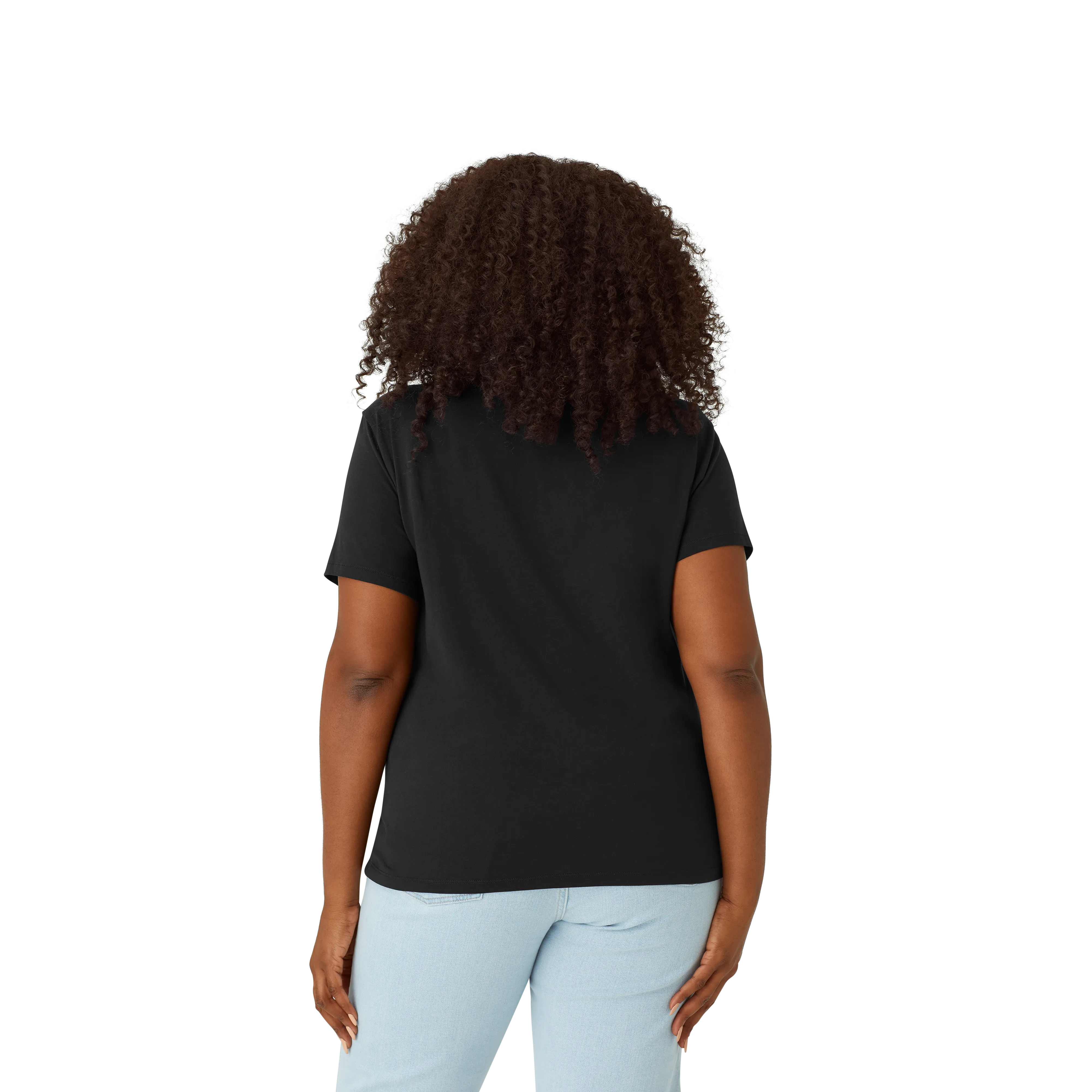 Women's Pima Cotton Crew Neck T-Shirt 3-Pack