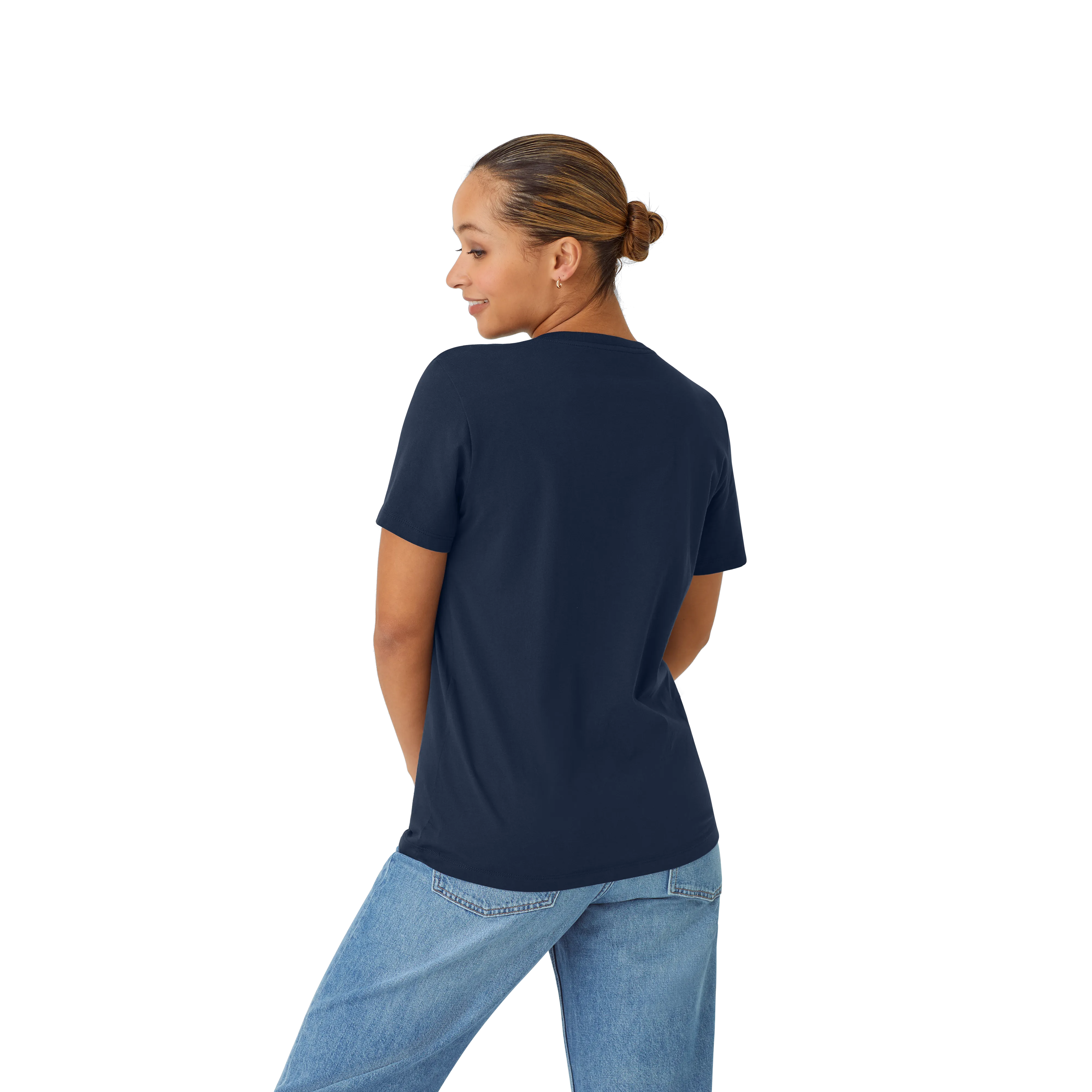 Women's Pima Cotton V-Neck T-Shirt 3-Pack