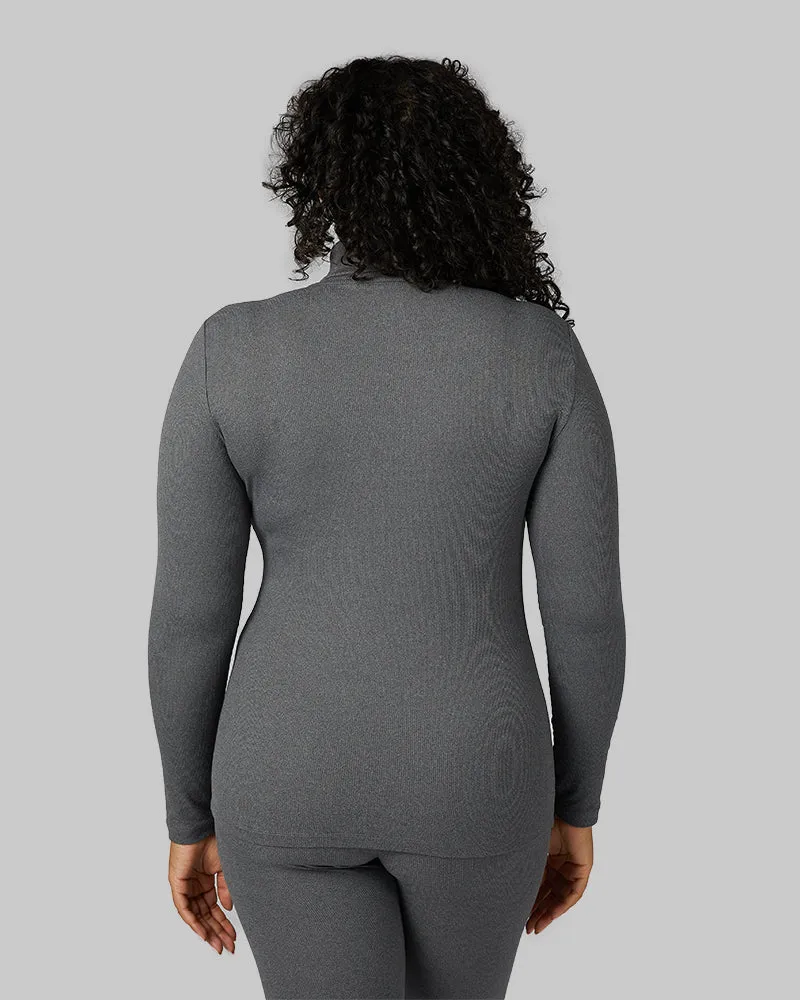 WOMEN'S SOFT RIB TURTLENECK