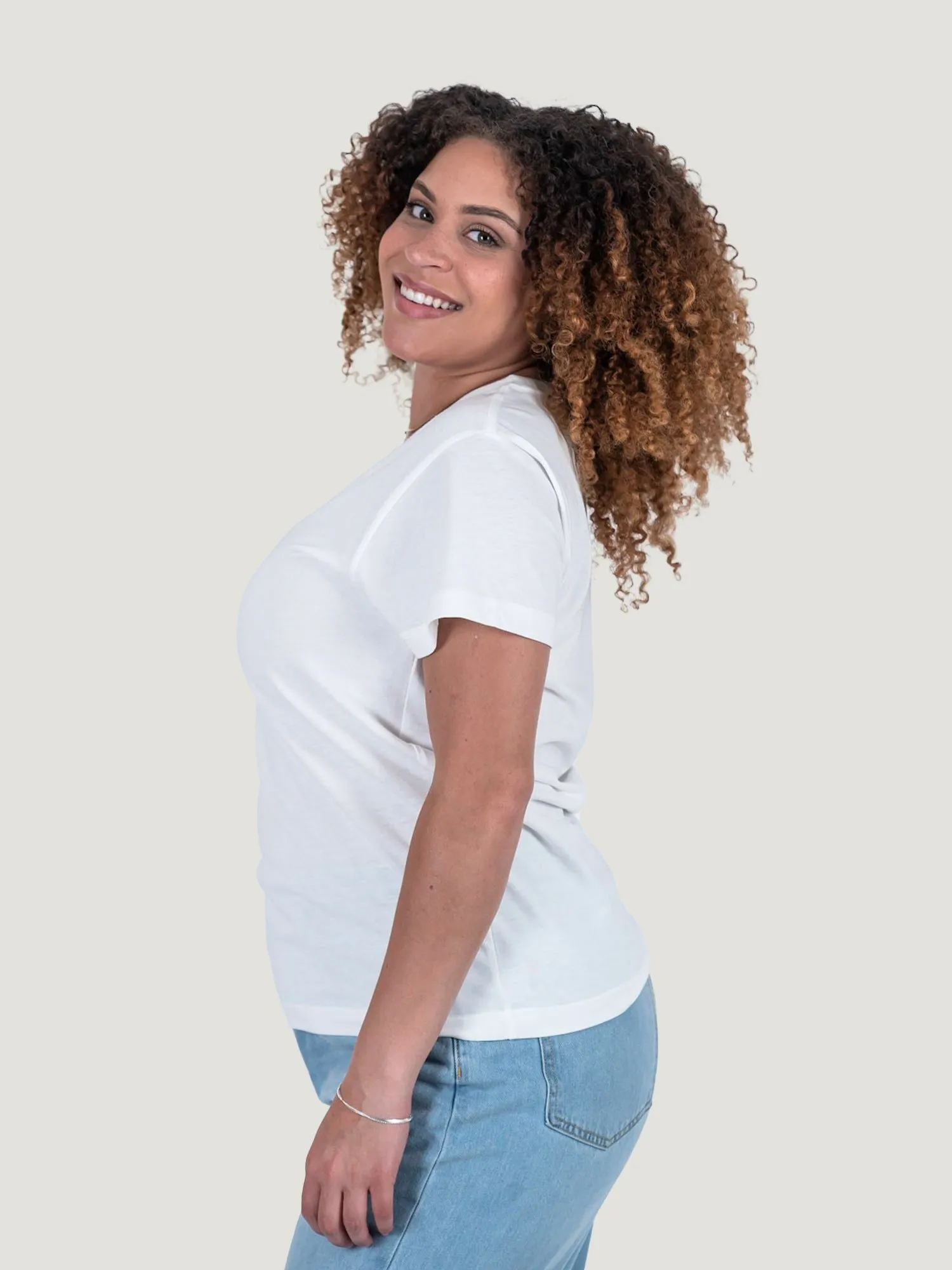 Women's White Crew Neck (1st Gen.)